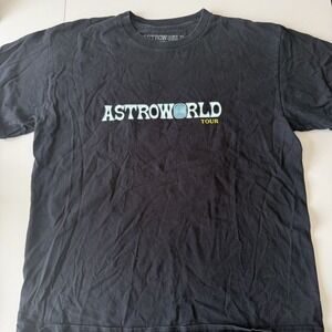 Travis Scott 2019 Astroworld Tour Wish You Were Here Double Sided Tee Size M Rap